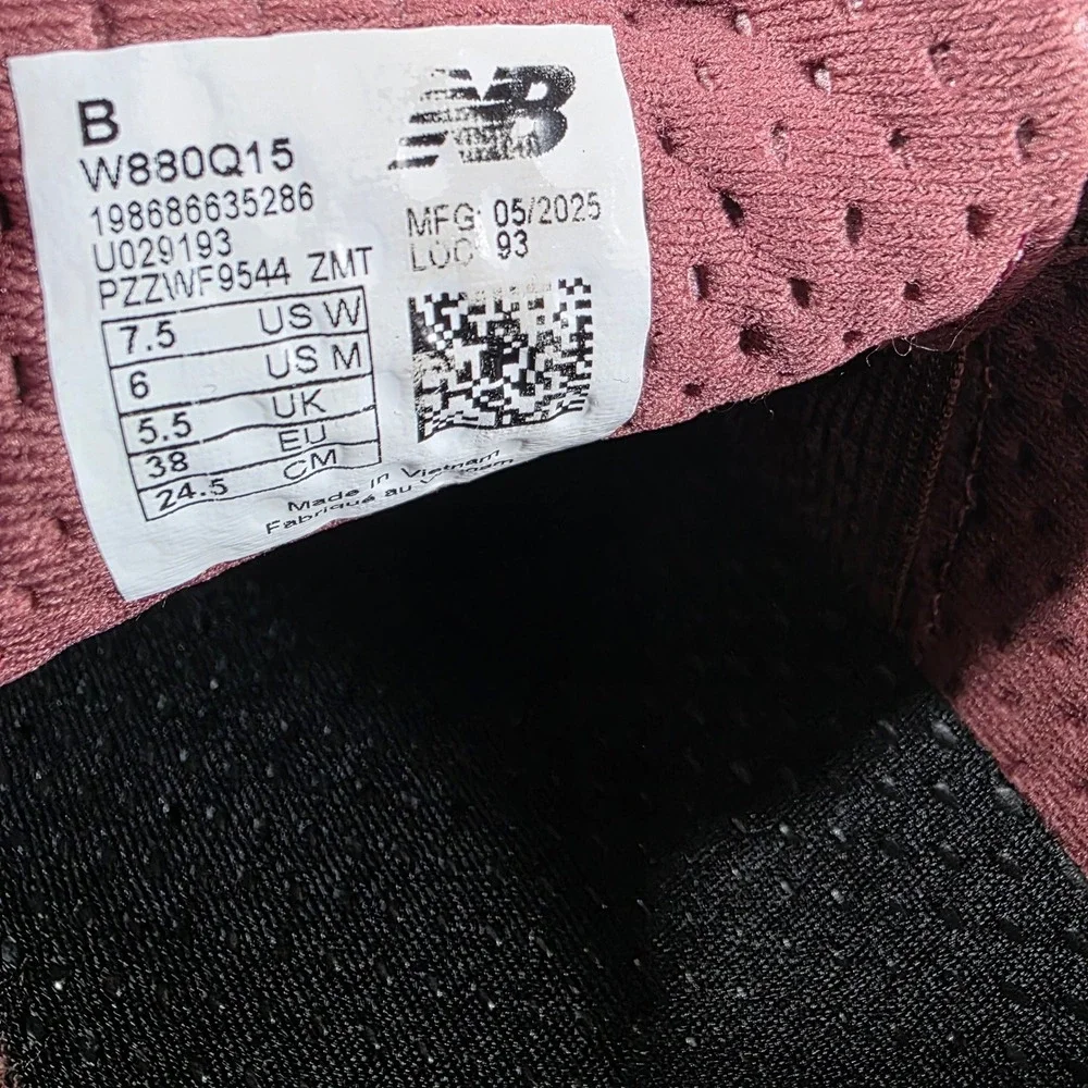 New Balance Fresh Foam X 880 v14 Womens Pink Burgundy Running  W880Q15 7.5 B